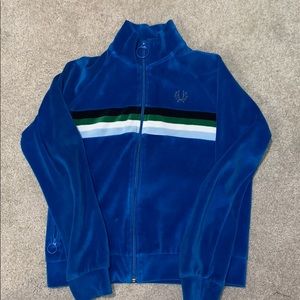 Fred Perry velour jacket.